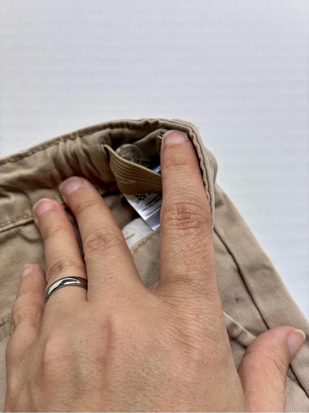 Old Navy Khaki Bermuda Shorts – Classic Tan
